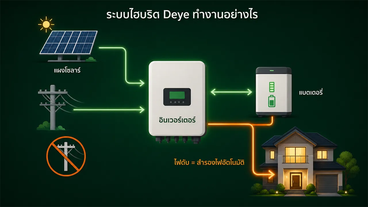 อินเวอร์เตอร์ Deye ดีไหม